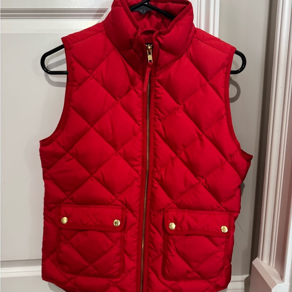 J. Crew Vibrant Red Outerwear